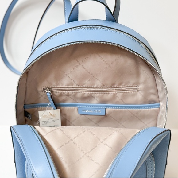 Michael Kors Jaycee Large Backpack Blue /Silver - Picture 10 of 13